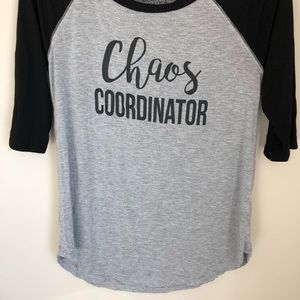 Chaos coordinator 3/4 sleeve Henley